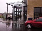Self-Supported Small Monopitch Glass Canopy